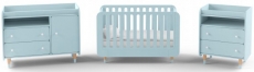 Комод з пеленальним столиком IndigoWood Bubble II blue